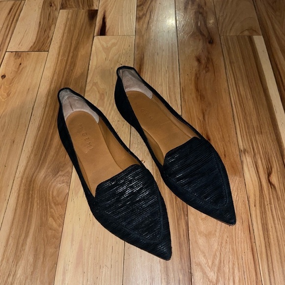 Black M.Gemi pointed toe flats - Picture 1 of 4
